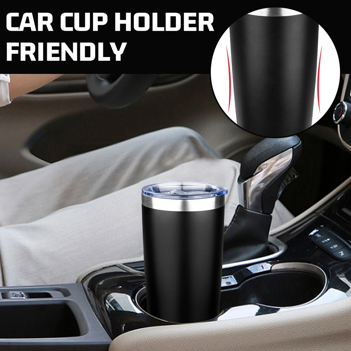 20oz Stainless Steel Insulated Tumbler with Lid T45571