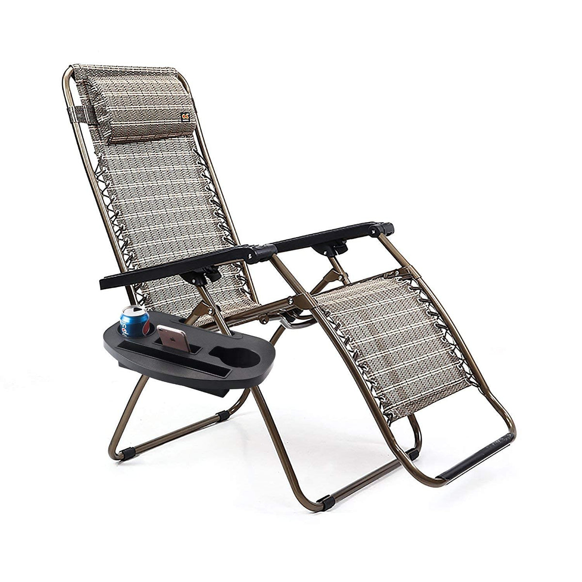 Zero Gravity Chair Tray 2 Pack Black K7944
