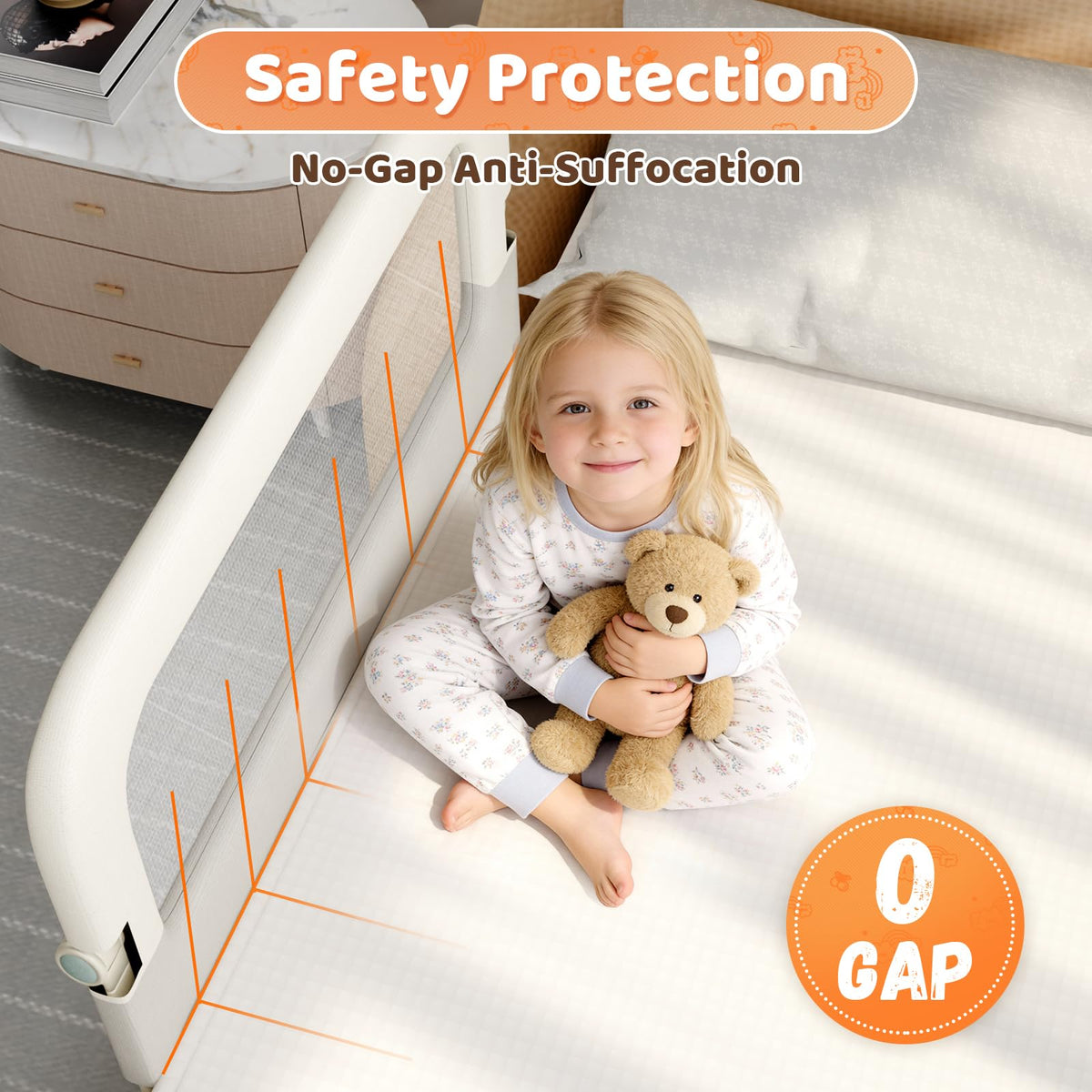 Foldable Safety Bed Rail A4615