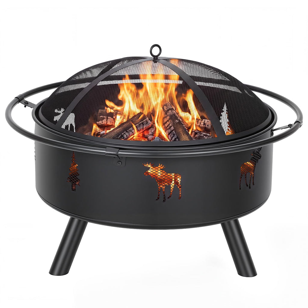 32" Round Wood Burning Fire Pit L322873