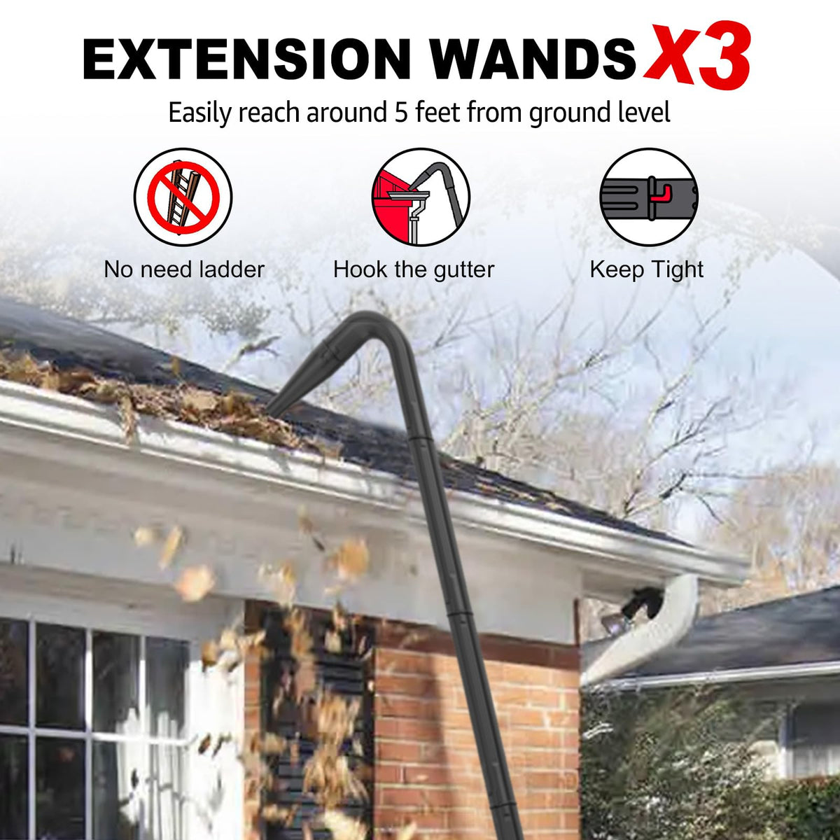 2-1/2 in. Gutter Cleaning Attachment Kit R780