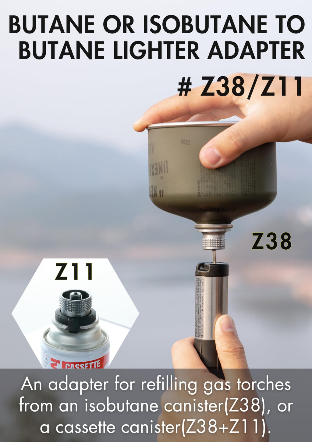 Cassette Canister to Butane Fill Adapter N252