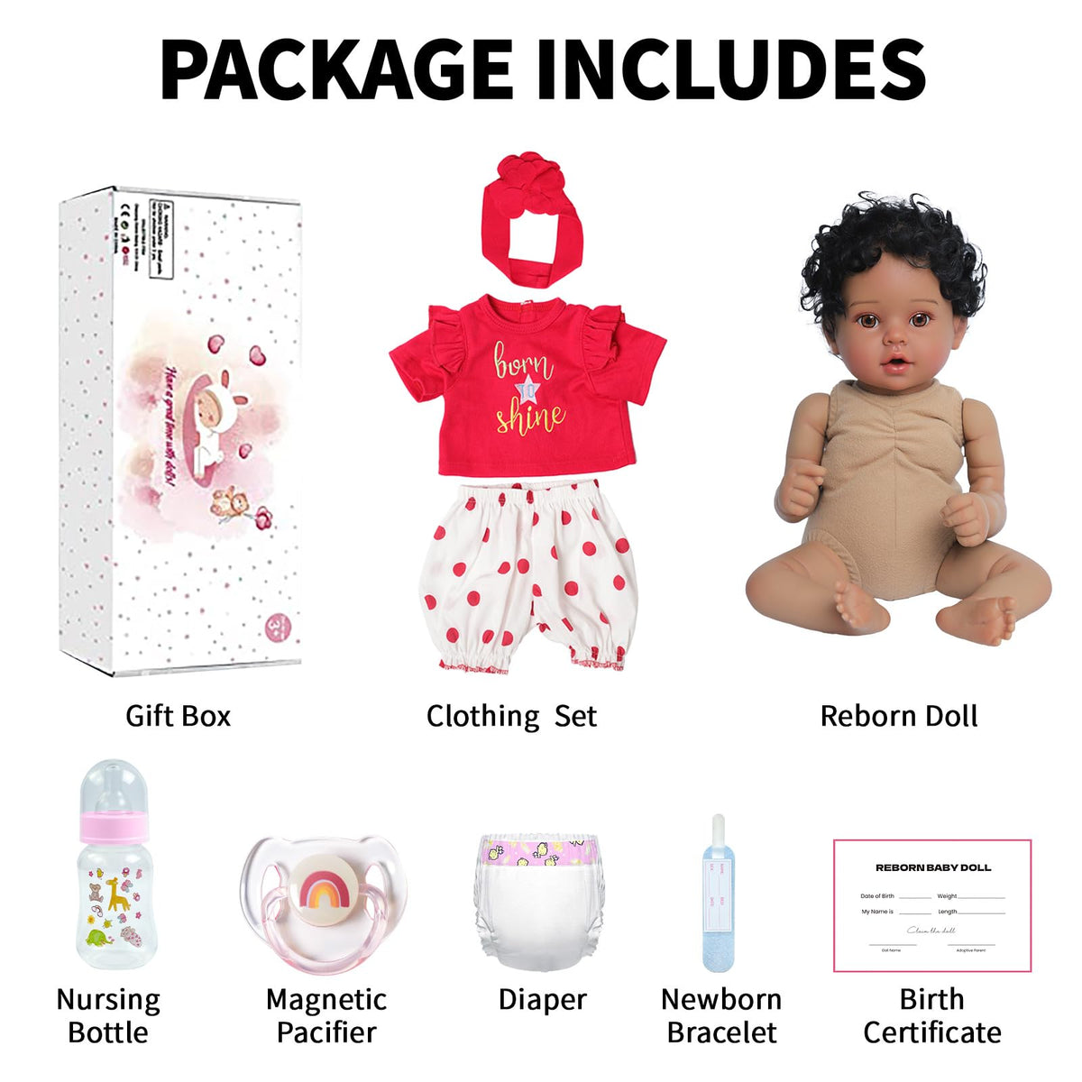 20 Inch Lifelike Soft Body Realistic Baby Dolls I67770