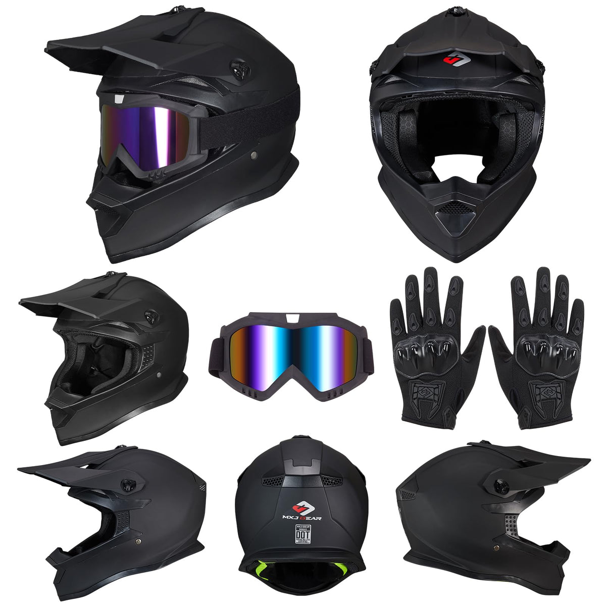 Youth Full Face Motocross Helmets Set R950
