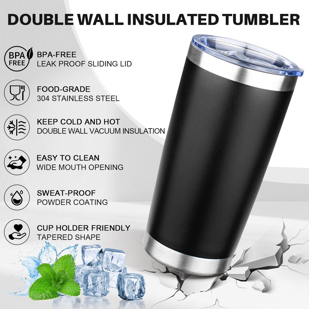 20oz Stainless Steel Insulated Tumbler with Lid T45571