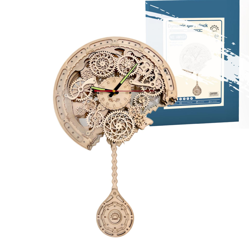 Wooden Puzzle Clock M210853
