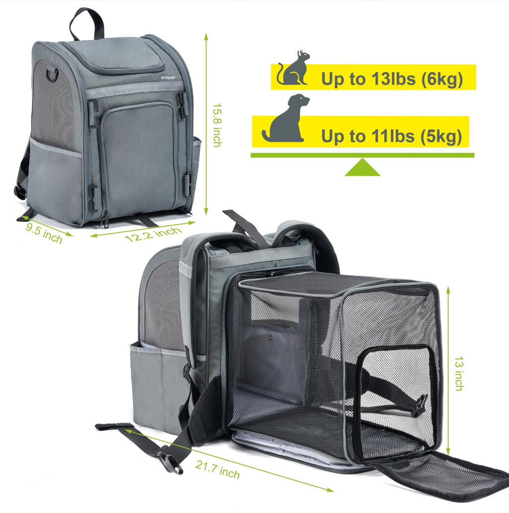 Expandable Foldable Pet Carrier Backpack X327