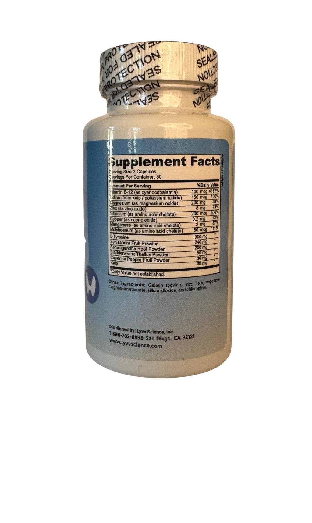 Thyroid Support Supplement Capsules N653468