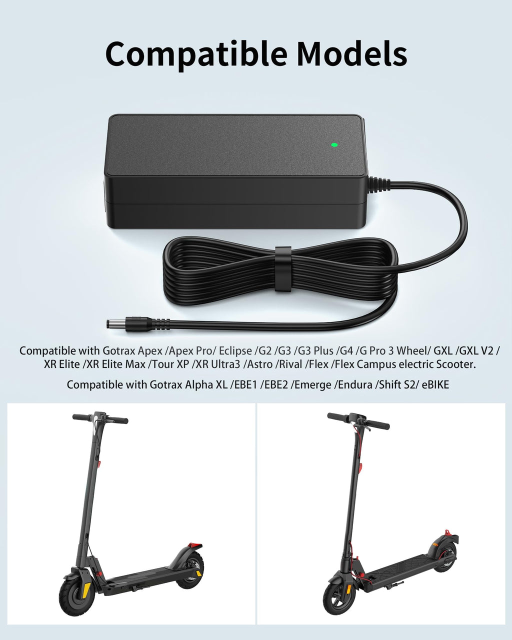 42V 2A Charger for Electric Scooters A7164