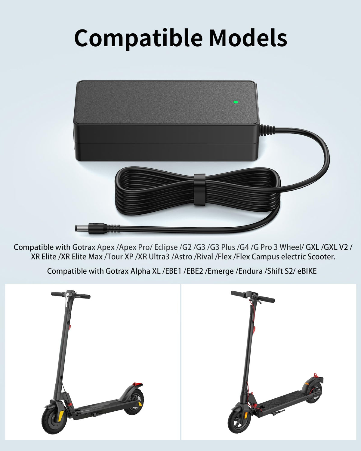 42V 2A Charger for Electric Scooters A7164