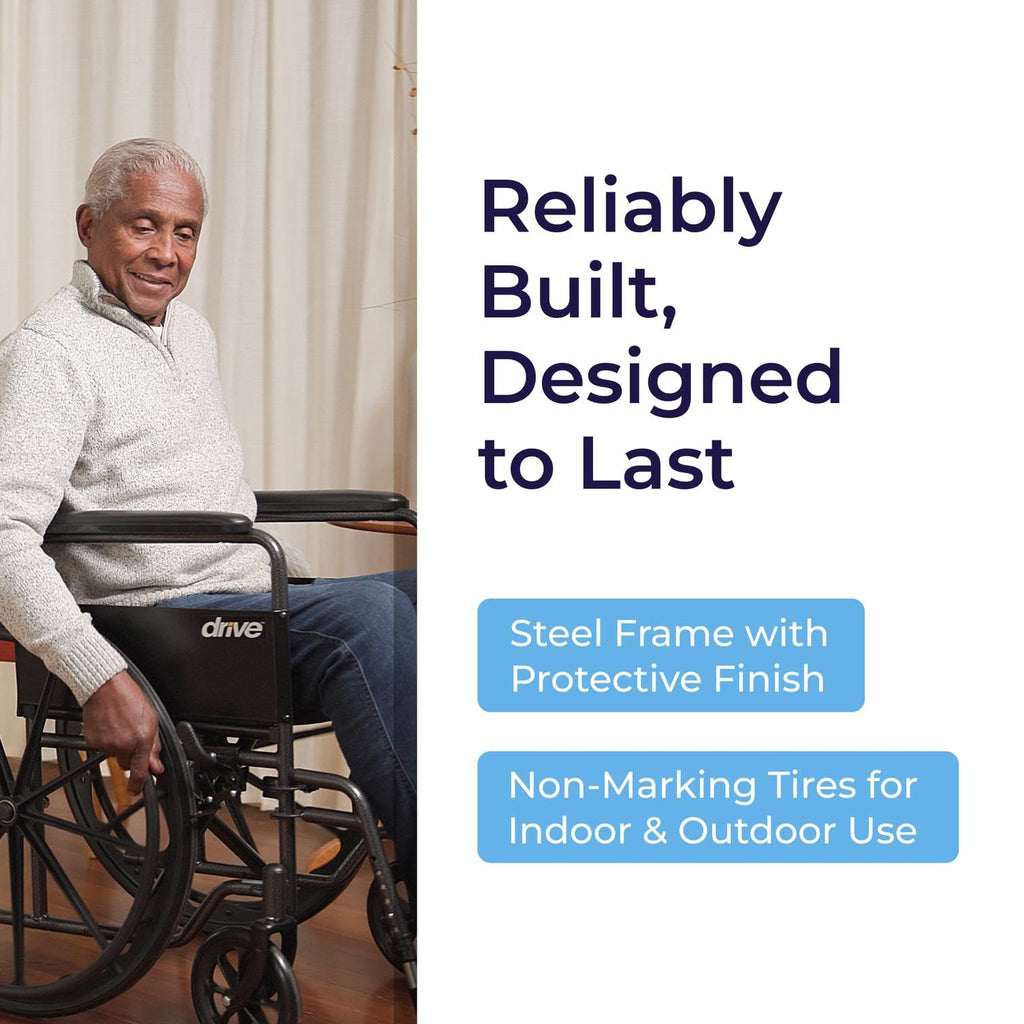 Silver Sport 1 Folding Transport Wheelchair R939