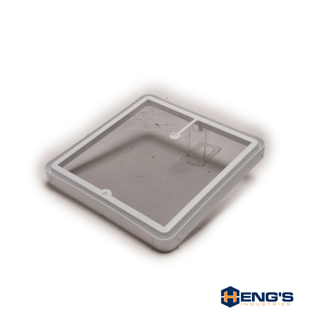 White Vent Screen Assembly C30217