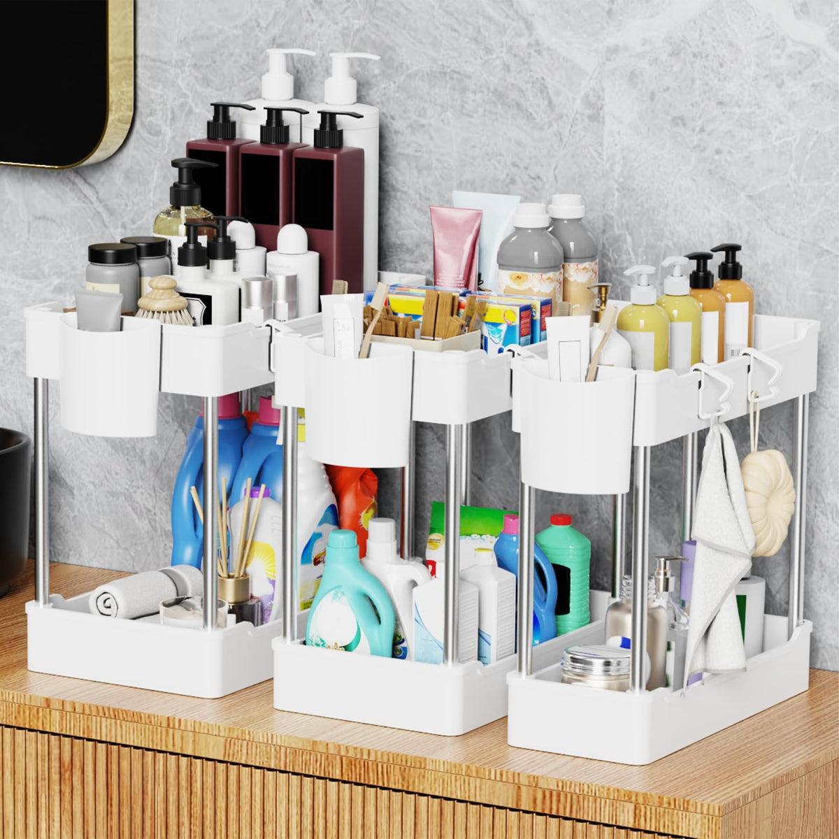 3 Pack Under Sink Organizer O6621