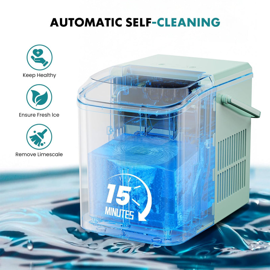 Portable Ice Maker Machine with Handle B5855