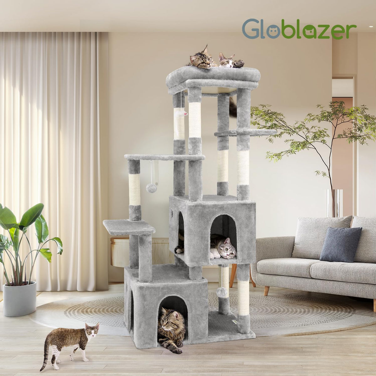 Light Grey Cat Tree S83958
