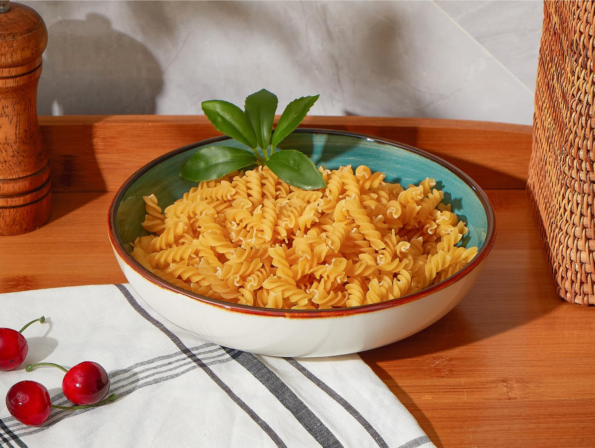 30 Ounce Porcelain Pasta Bowls Set of 4 Assorted Color U18329