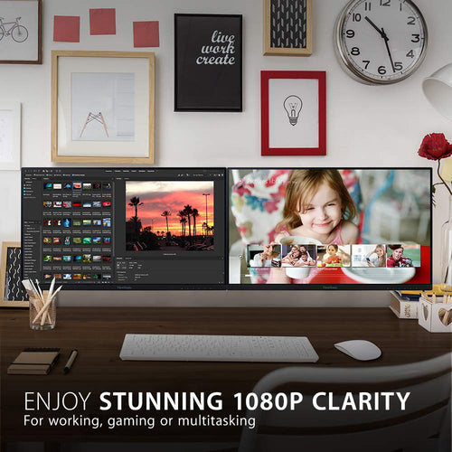 22 Inch 1080p IPS Monitor Dual Pack A410
