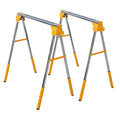 2 Pack Adjustable Folding Steel Sawhorses 1000LB L515043
