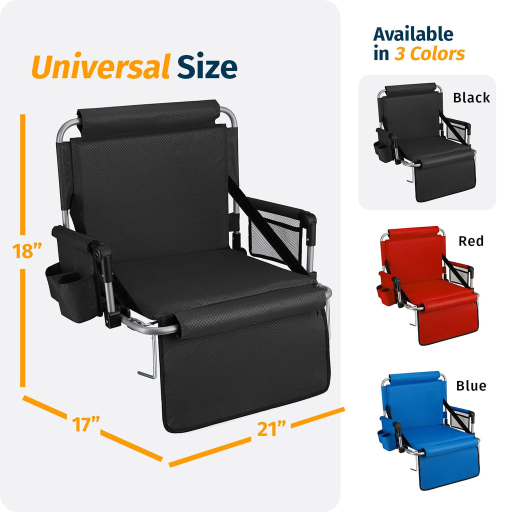 Folding Stadium Seats with Back Support and Armrests N59575