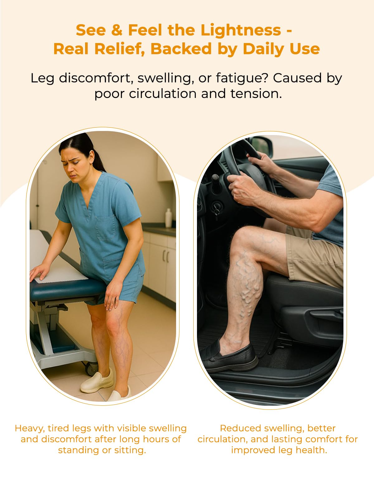 White Calf, Foot & Knee Massager with Heat, Light & Vibration K2992