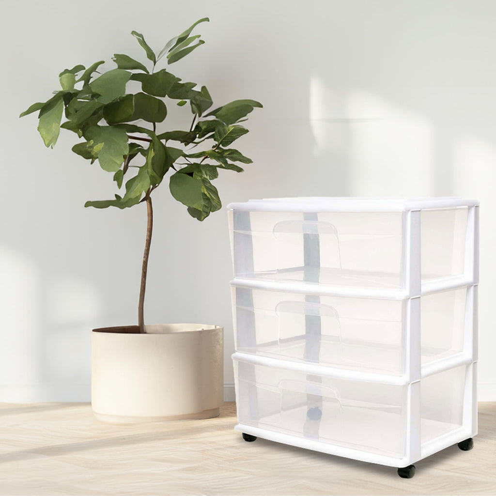3-Tier Storage Cart with Removable Wheels Z7900