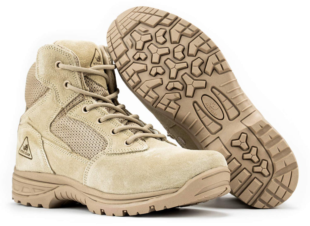 Tactical Combat Boots with CoolMax Lining and Slip Resistant Sole H937