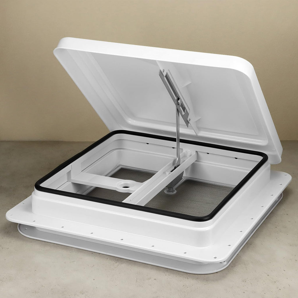 14 x 14 Manual RV Roof Vent Translucent Lid U89787