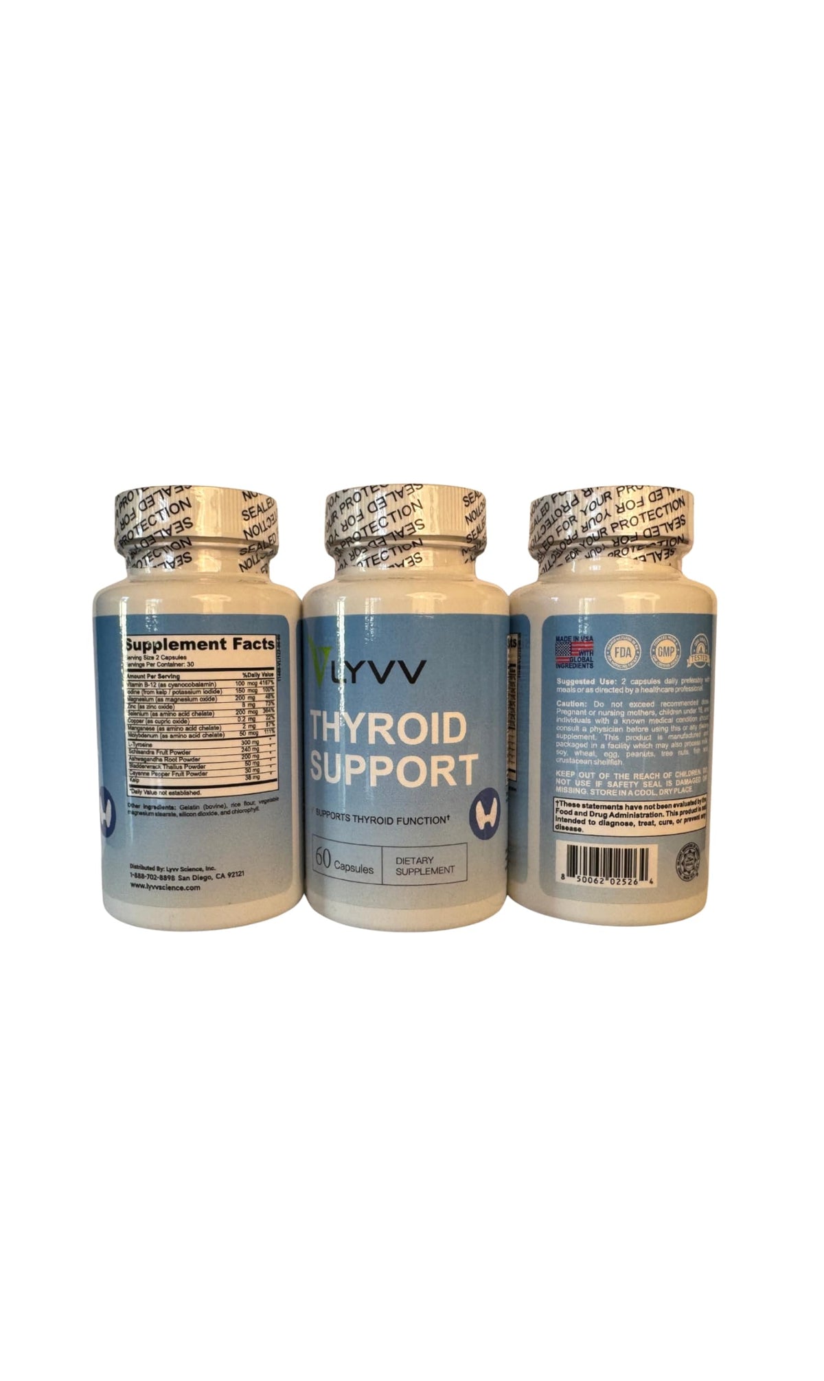 Thyroid Support Supplement Capsules N653468