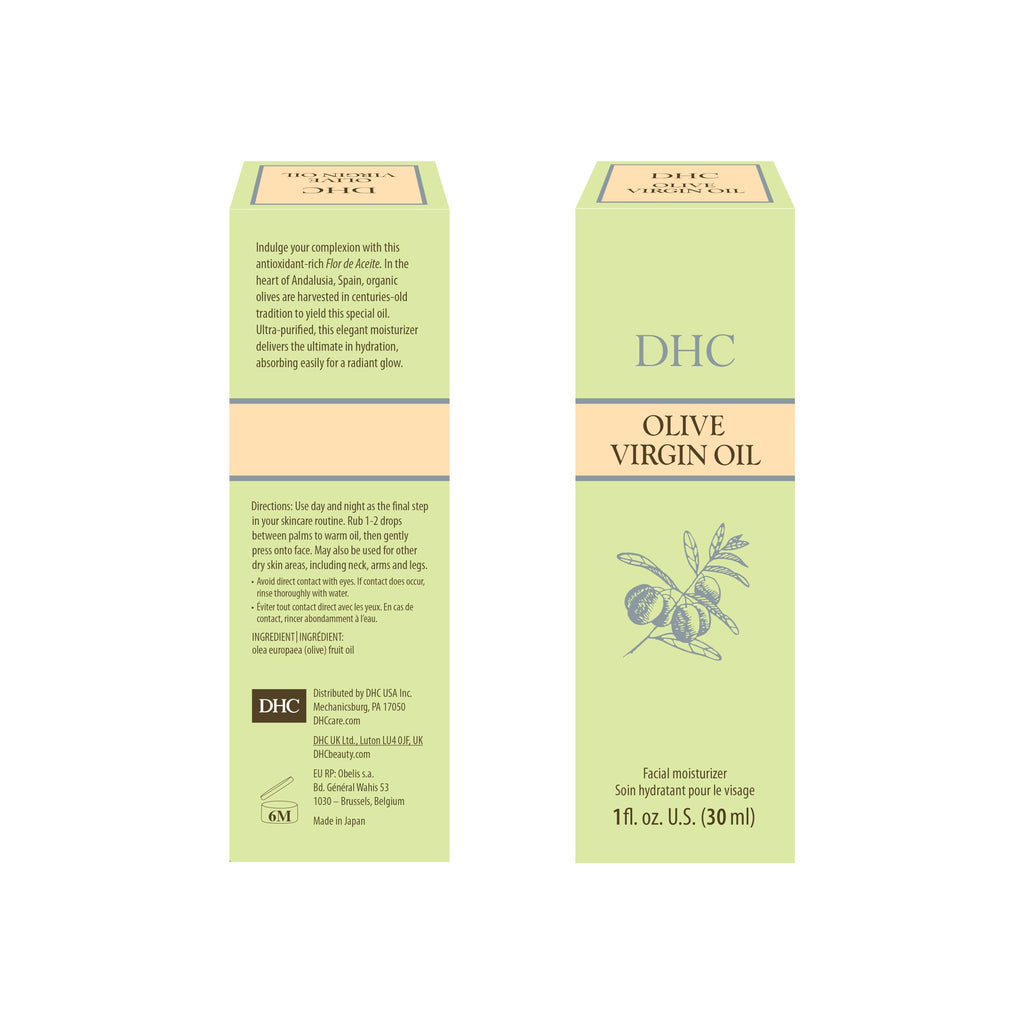 Olive Virgin Oil Moisturizing Face Oil 1 oz L1356