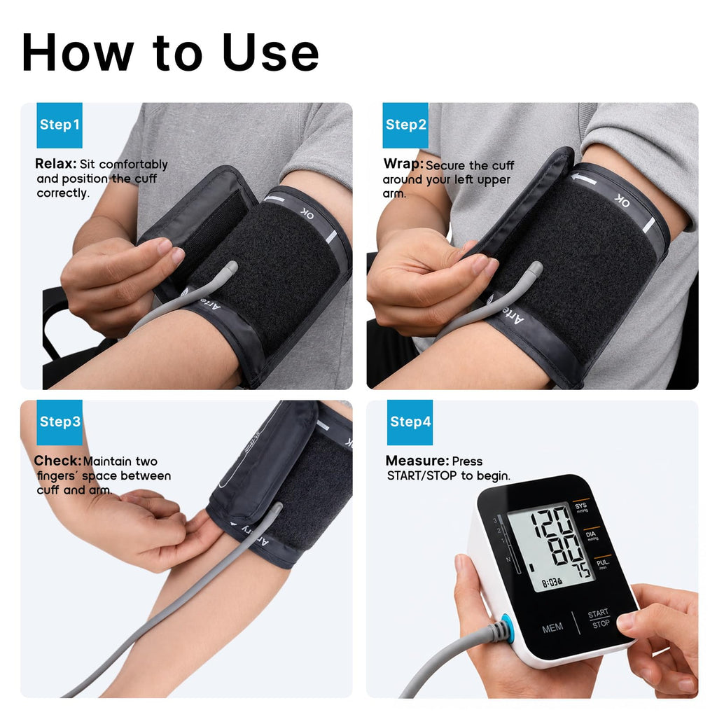 Accurate Upper Arm Blood Pressure Monitor X635