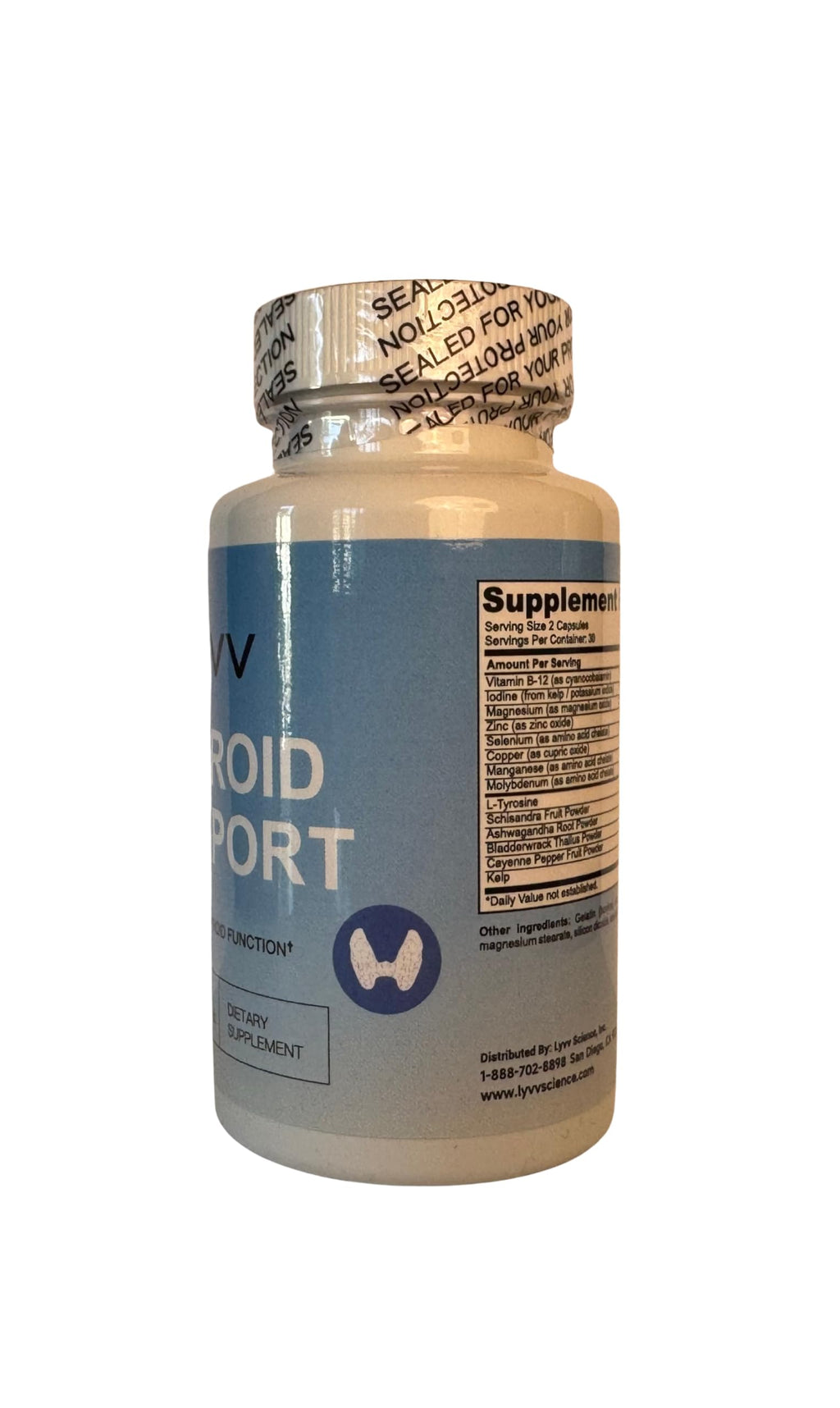 Thyroid Support Supplement Capsules N653468