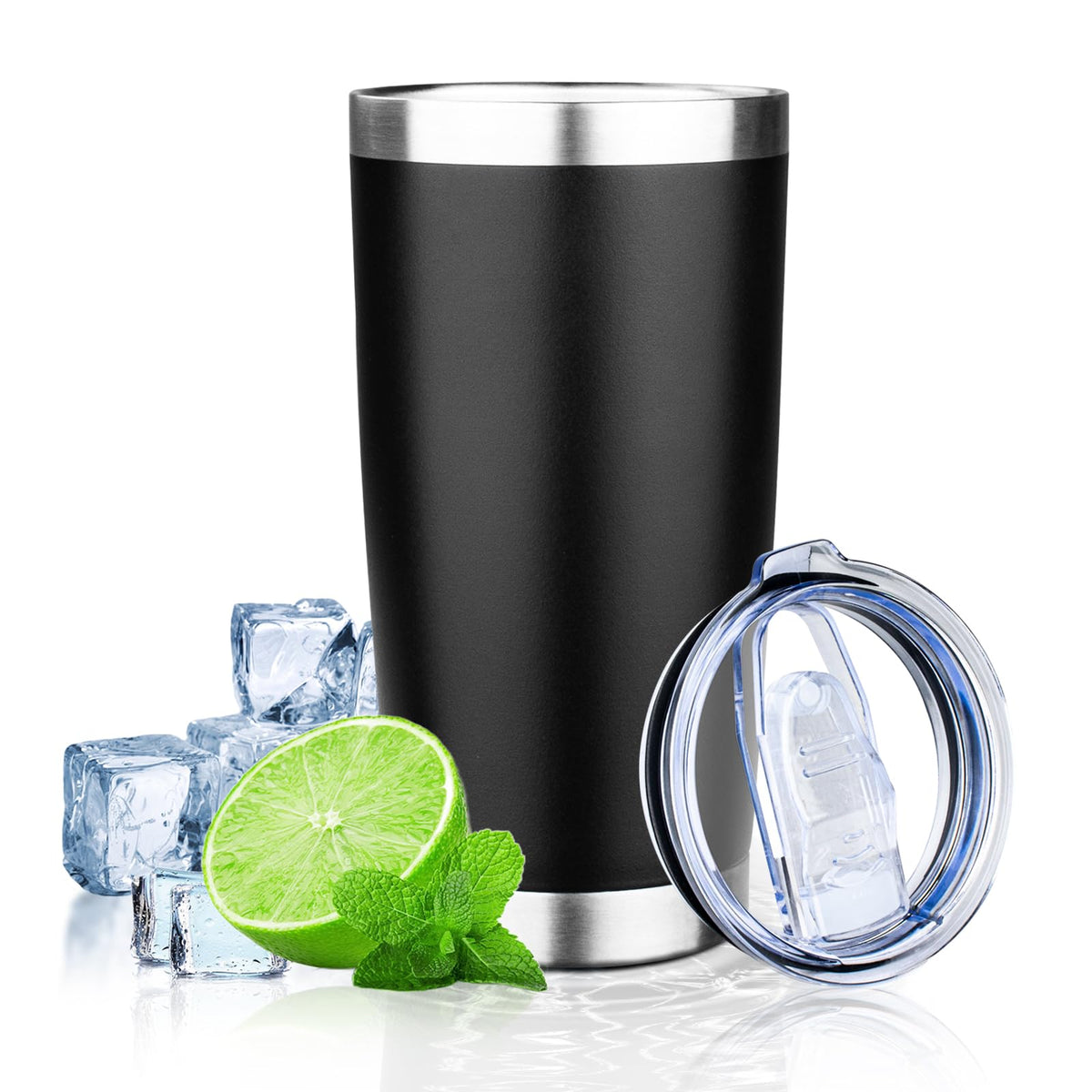 20oz Stainless Steel Insulated Tumbler with Lid T45571