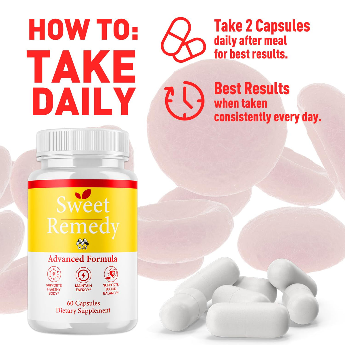 Blood Capsules with All Natural Ingredients, 60 Capsules N677079