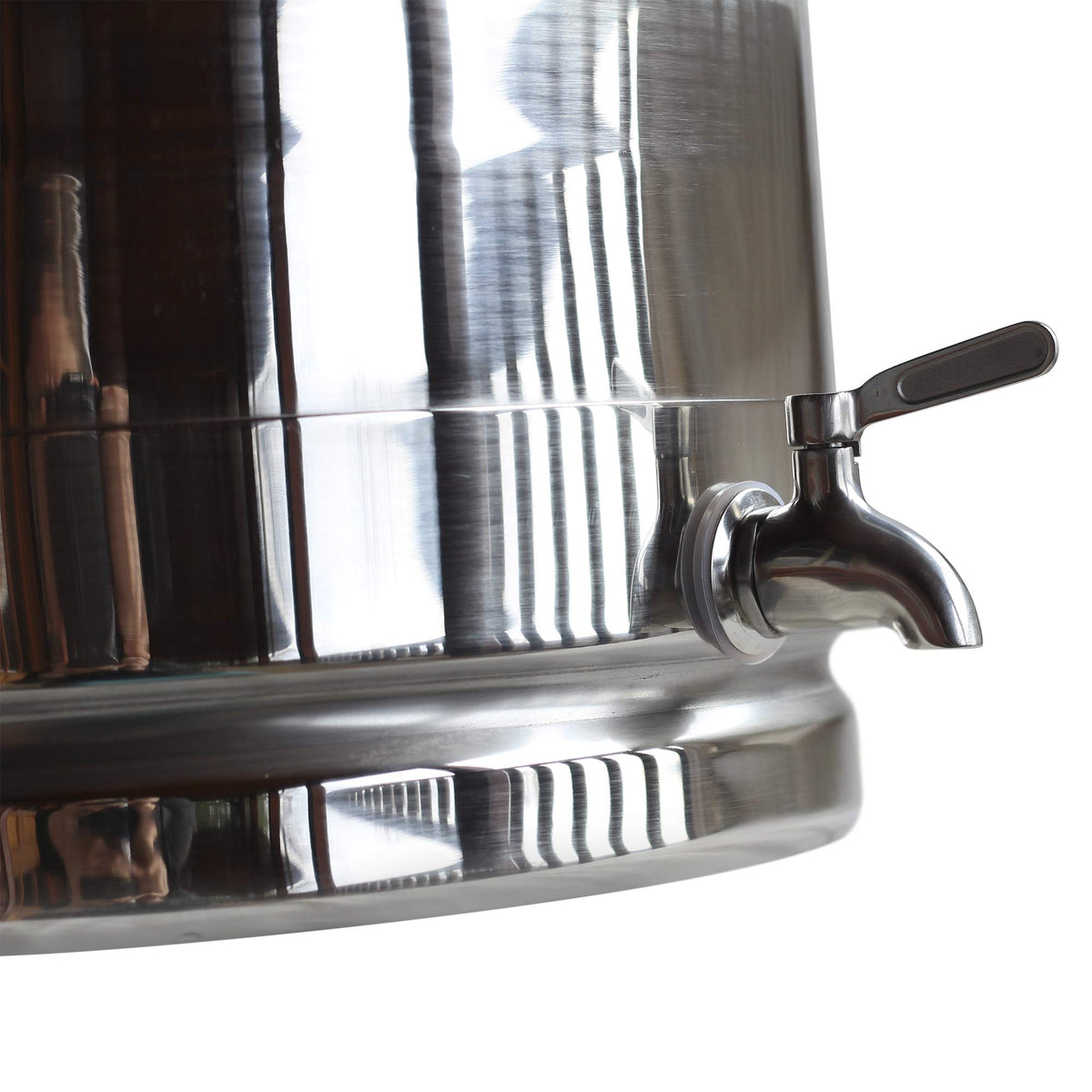 Stainless Steel Milk Transport Cans with Sealed Lid and Spigot Dispenser 50 Liter I954341