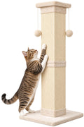33 Inch Nature Sisal Cat Scratching Post Q565