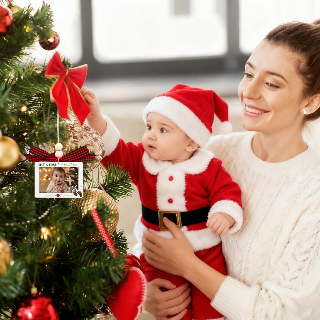 Baby's First Christmas Photo Frame Ornament F715