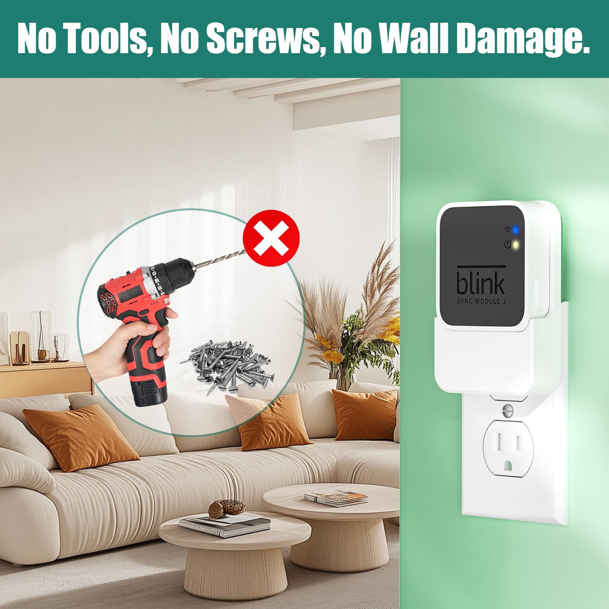 Wall Mount Charging Station for Security Camera D831