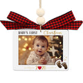 Baby's First Christmas Photo Frame Ornament F715