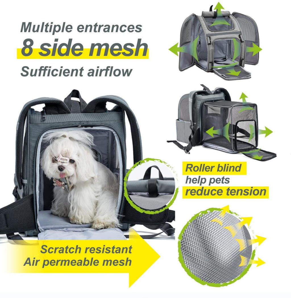 Expandable Foldable Pet Carrier Backpack X327