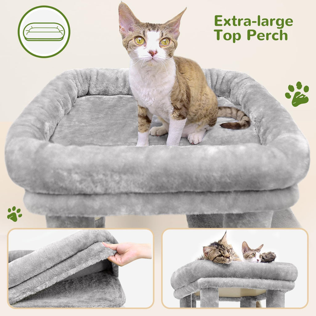 Light Grey Cat Tree S83958