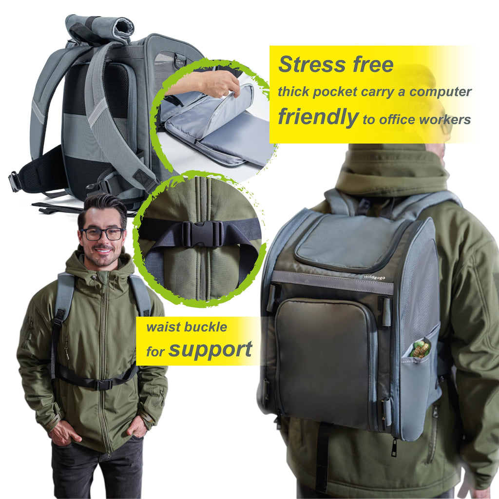 Expandable Foldable Pet Carrier Backpack X327