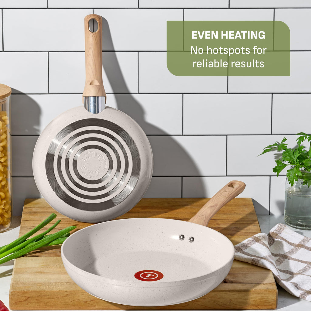 12 Piece Beige Granite Ceramic Nonstick Cookware Set R543