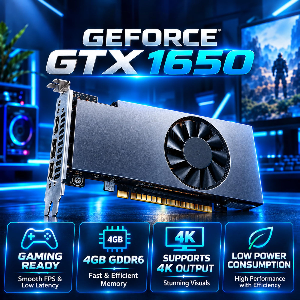 Gaming Desktop PC Intel Core i5 32GB RAM 1TB SSD 3TB HDD Windows 11 J4386