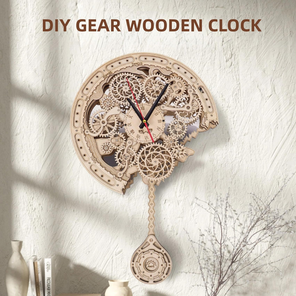 Wooden Puzzle Clock M210853