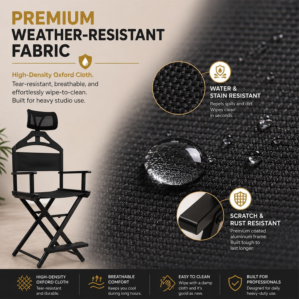 Extra Tall Foldable Makeup Artist Chair S503