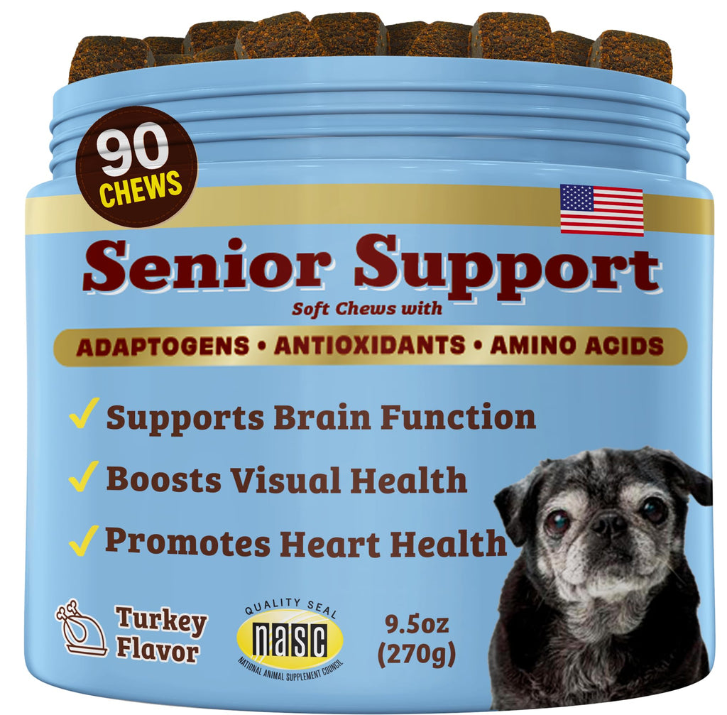 Senior Dog Supplements Vitamins Chew 90 cnt W123040
