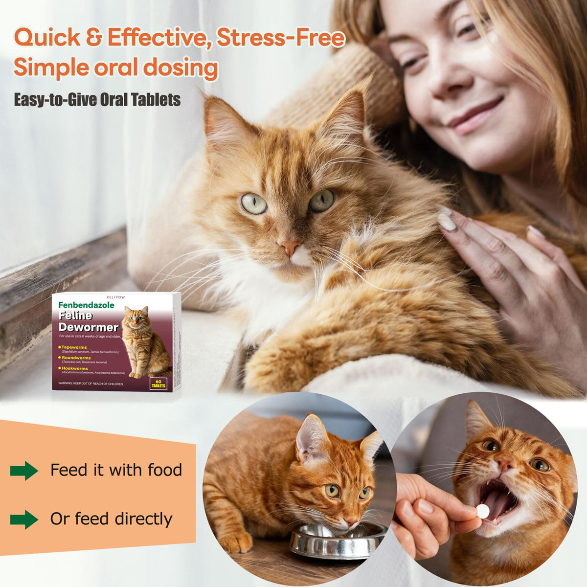 Broad Spectrum Cat & Kitten Dewormer C556985