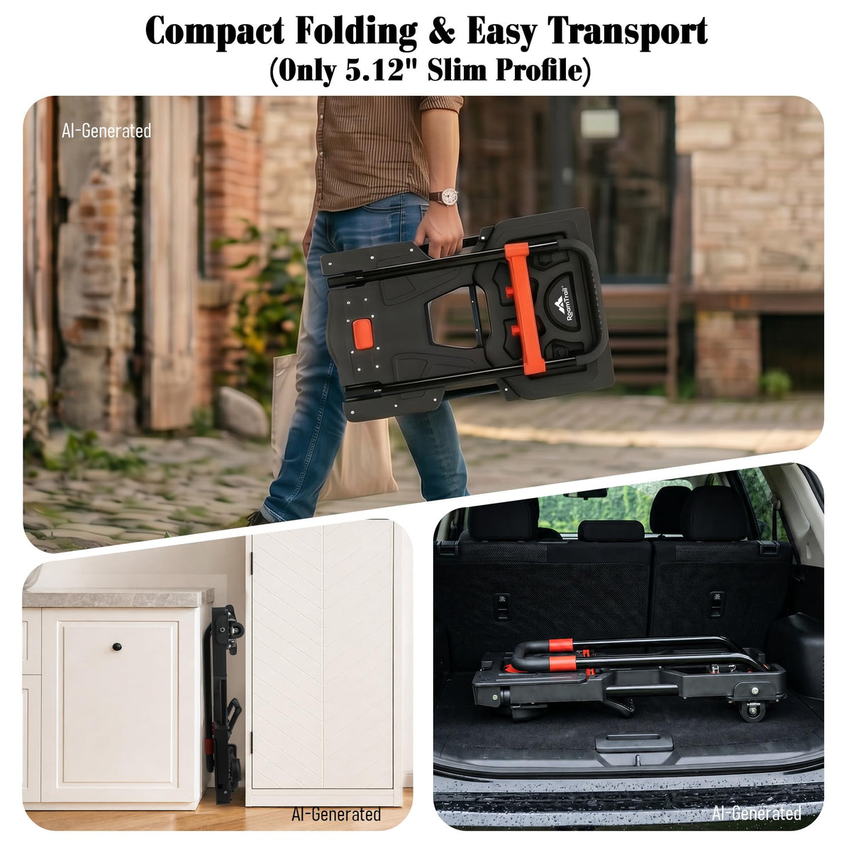 2-in-1 Folding Hand Truck Dolly K879