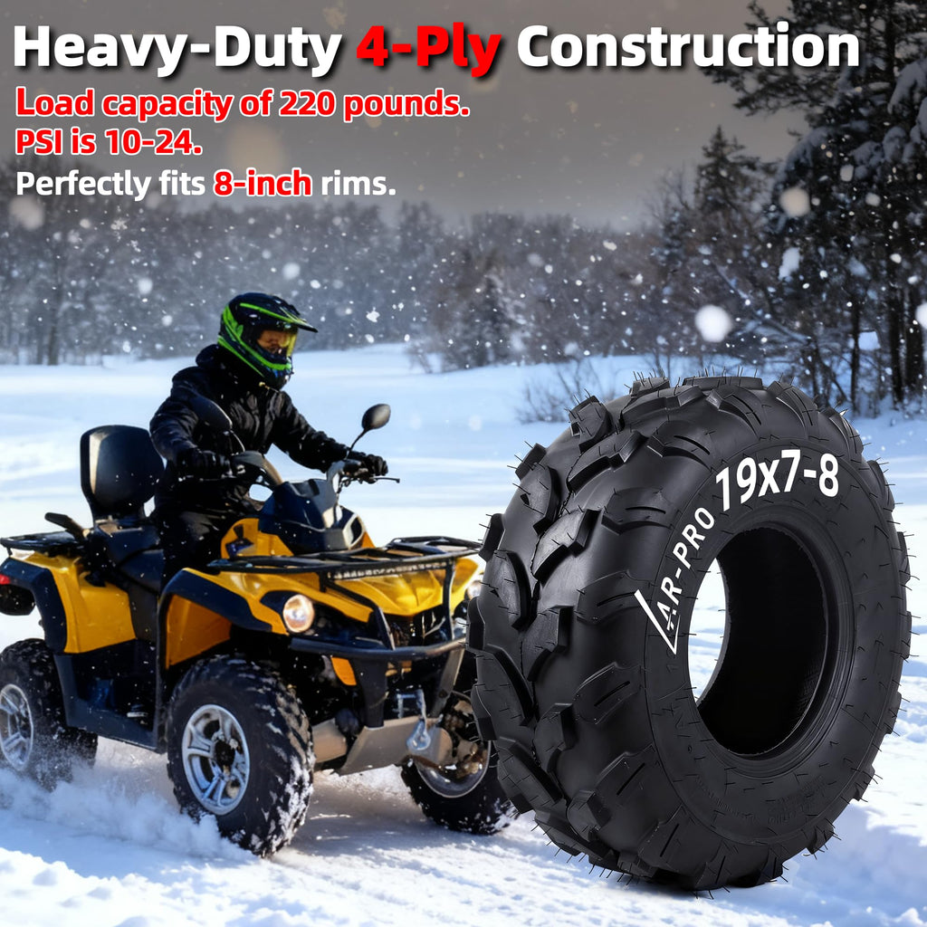 19x7-8 Tubeless All-Terrain ATV UTV Tires R545