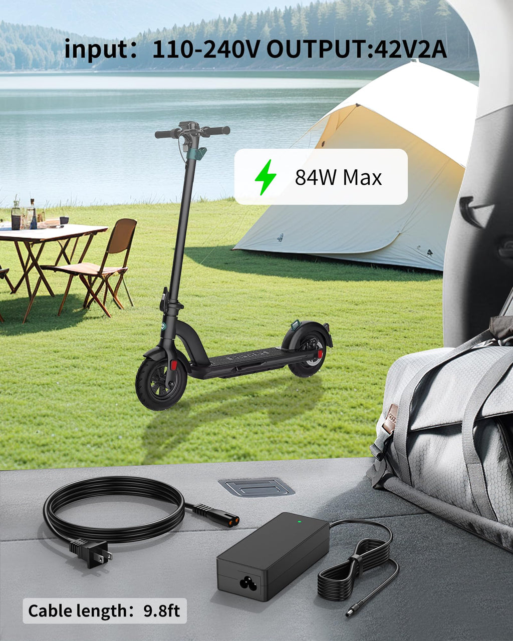 42V 2A Charger for Electric Scooters A7164